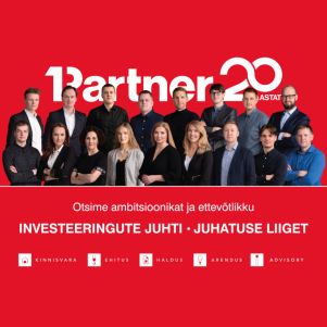 Image for article "1Partner otsib INVESTEERINGUTE JUHTI – JUHATUSE LIIGET!"